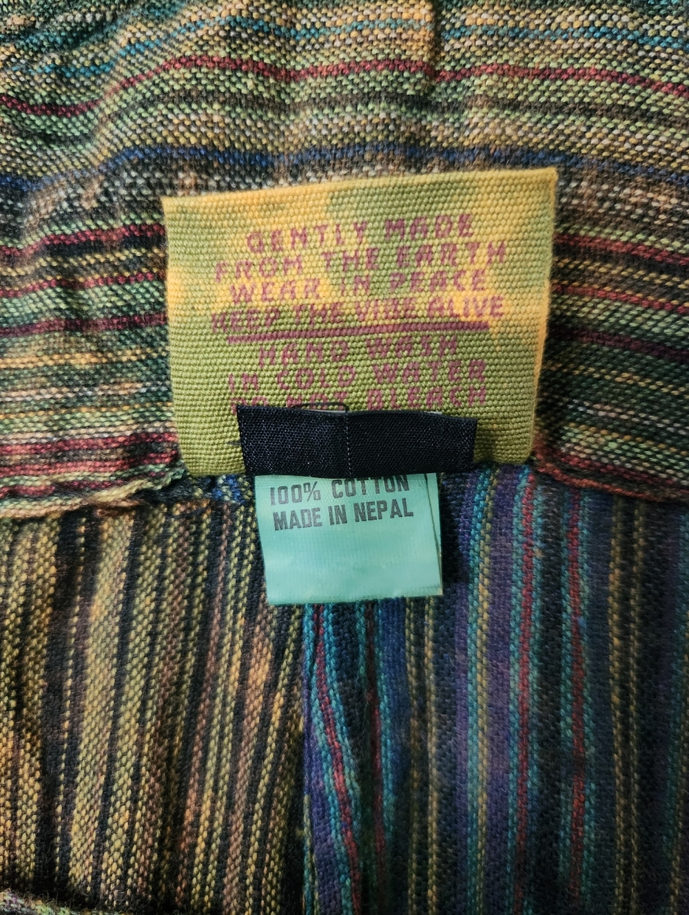 Gypsy Rose Cotton Tie-Dye Patchwork Overalls - Picture 10 of 10